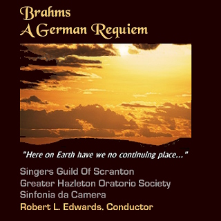 Brahms Requiem CD cover
